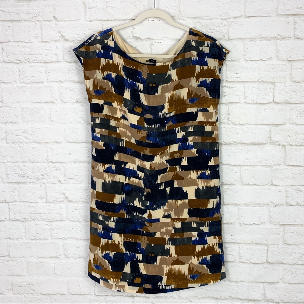 Club Monaco Silk Multicolor Cocktail Mini Dress S